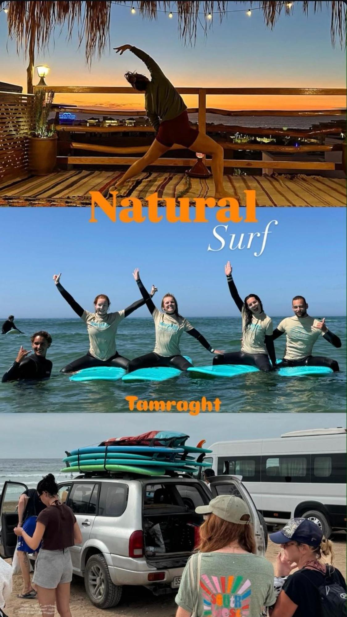 Natural Surf House Tamraght Екстер'єр фото